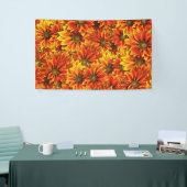 Orange Sonnenblumen Banner (Messeveranstaltung)