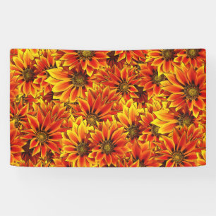 Orange Sonnenblumen Banner