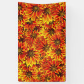 Orange Sonnenblumen Banner (Vertikal)