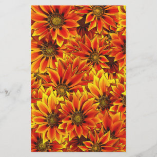 Orange Sonnenblumen Briefpapier