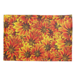 Orange Sonnenblumen Kissenbezug