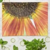 Orange Sonnenblumen Küchentücher (Gefaltet)