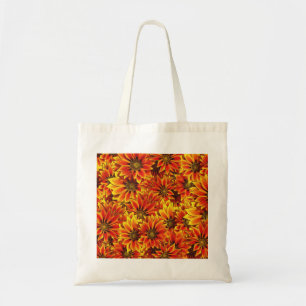 Orange Sonnenblumen Tragetasche
