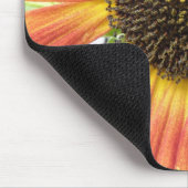 Orange Sonnenblumenmousepad Mousepad (Ecke)