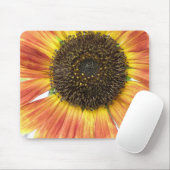 Orange Sonnenblumenmousepad Mousepad (Mit Mouse)
