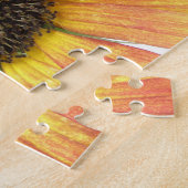 Orange Sonnenblumenpuzzle Puzzle (Seite)