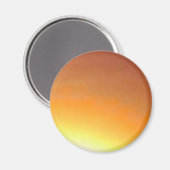 Orange Sonnendurchbruch-Magnet Magnet (Vorderseite/Rückseite)