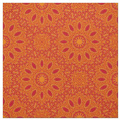 Orange Sophisticated Stylish Geometric Pattern Stoff (Muster)