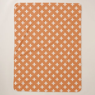 Orange Southern Hütte Fleur de Lys Sherpadecke