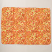 Orange Spark Blanket Grosses Sherpadecke (Vorderseite (Horizontal))