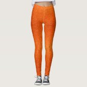 Orange Sparkle Leggings (Vorderseite)