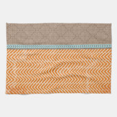 Orange Sparren-Tee-Tuch-Geschirrtuch Geschirrtuch (Horizontal)