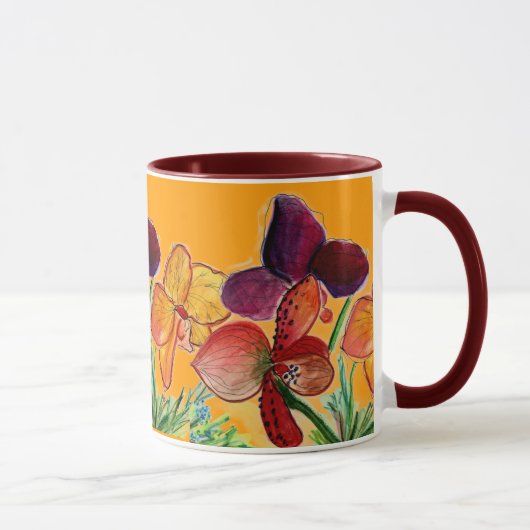 Orange Spaß-Tasse Tasse (Rechts)