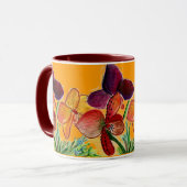 Orange Spaß-Tasse Tasse (Vorderseite Links)