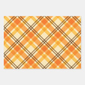 Orange Spender Geschenkpapier Set (Vorderseite 3)