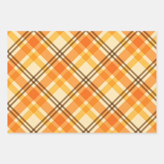 Orange Spender Geschenkpapier Set (Vorderseite 3)