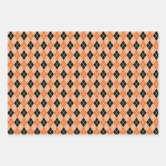 Orange Spender Geschenkpapier Set (Vorderseite 2)