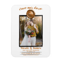Orange Spice Wax Siegel Hochzeit Sichern Sie das D