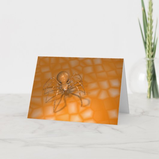 Orange Spider Karte (Vorderseite)