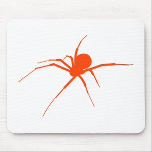 Orange Spider Mousepad