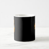 Orange spielt Fußball Kaffeetasse (Mittel)