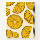 Orange Spiral Notebook Notizblock (Rückseite)