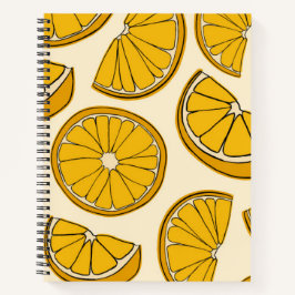 Orange Spiral Notebook Notizblock