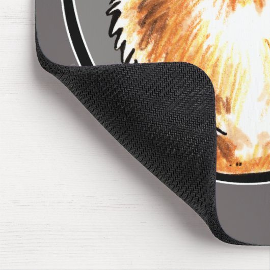 Orange Spitz IAAM Mousepad (Ecke)