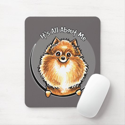 Orange Spitz IAAM Mousepad (Mit Mouse)