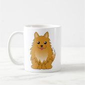 Orange Spitz Kaffeetasse (Links)