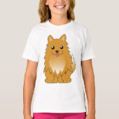 Orange Spitz T-Shirt (Vorderseite)
