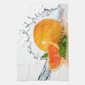 Orange Splash Handtuch (Vertikal)