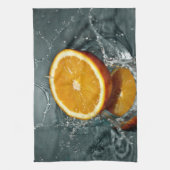 Orange Splash Handtücher (Vertikal)