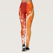 Orange Splash Leggings (Rückseite)