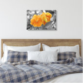 Orange-Splash Leinwanddruck (Insitu (Schlafzimmer))