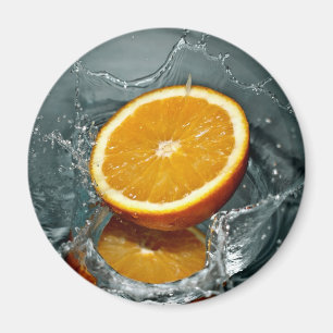Orange Splash Magnete Magnet