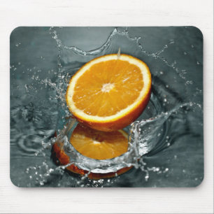Orange Splash Mousepad