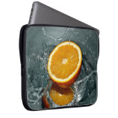 Orange Splash Notebook-Ärmel Laptopschutzhülle (Vorne Rechts)