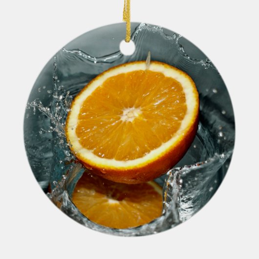 Orange Splash Ornament (Hinten)