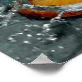 Orange Splash Poster (Ecke)
