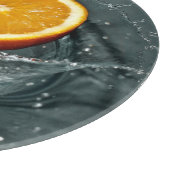 Orange-Splash-Schneidplatte Schneidebrett (Ecke)