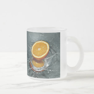 Orange Splash Tasse - wählen Sie Stil & Farbe