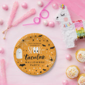 Orange Spooktacular Halloween Party Pappteller (Party)