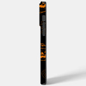 Orange Spooky Halloween Case-Mate iPhone Hülle (Rückseite / Links)