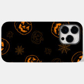Orange Spooky Halloween Case-Mate iPhone Hülle (Rückseite (Horizontal))
