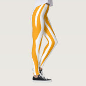 Orange Sport Zebra Leggings (Rechts)