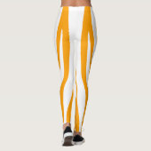 Orange Sport Zebra Leggings (Rückseite)