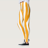Orange Sport Zebra Leggings (Links)