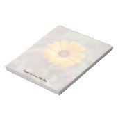Orange Spring Flash African Daisy Blume Foto Notizblock (Rotiert)