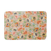 Orange Spring Flowers Badematte (Vorderseite)